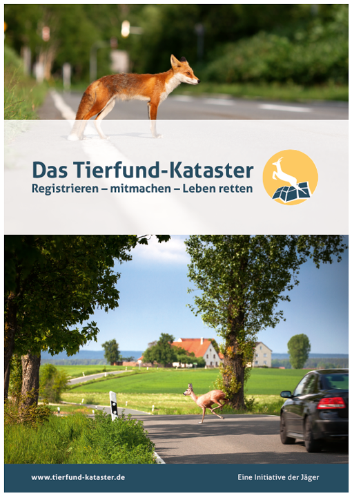 Cover Broschüre Tierfund Kataster